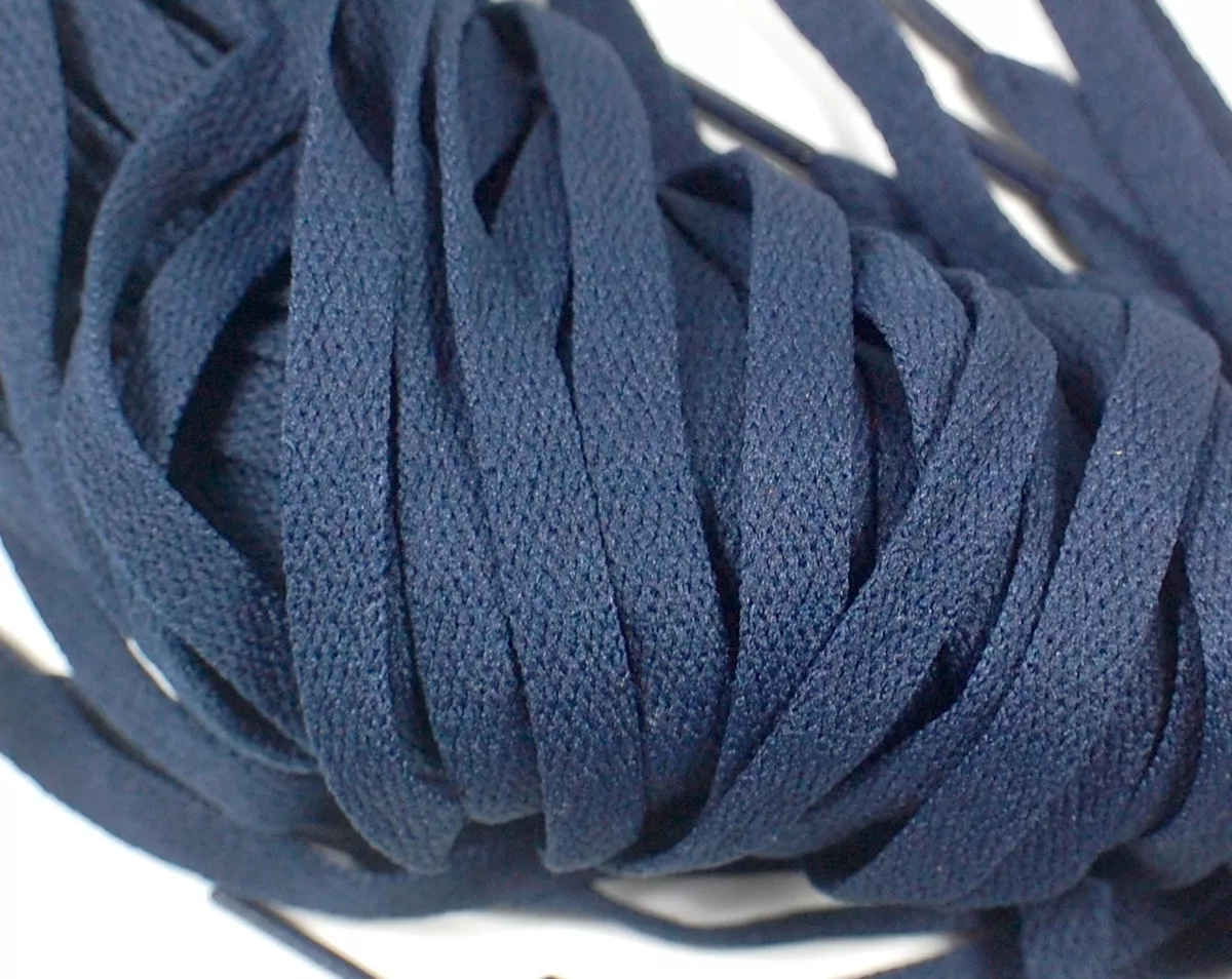 Navy blue best sale shoestrings