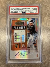 2020 Panini Contenders #149A Mauricio Dubon Autograph-Playoff Ticket /18 PSA 9