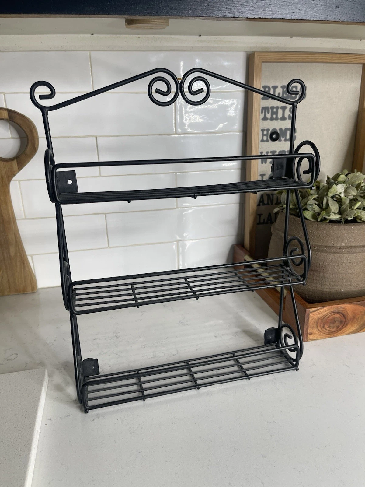 Spice Rack 3 Tier Wall Mount Spice Rack Organizer Metal