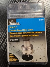 IDEAL T.K.O. Carbide-Tipped Hole Cutter, 2 in Diameter, Model 36-309 NIB 