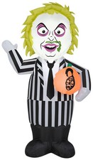 3.5 Foot Beetlejuice Light Up Halloween Inflatable Lawn Decoration - Rubie's
