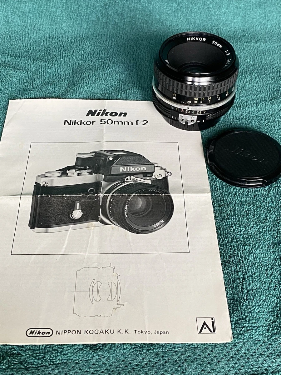 Nikon f/2 Camera Lenses 50mm Focal for sale - eBay