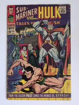 TALES TO ASTONISH #90 3.0 GD/VG 1967 1ST APPEARANCE OF ABOMINATION MARVEL COMICS