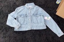 DKNY Jeans Light Wash Denim Jacket Size L