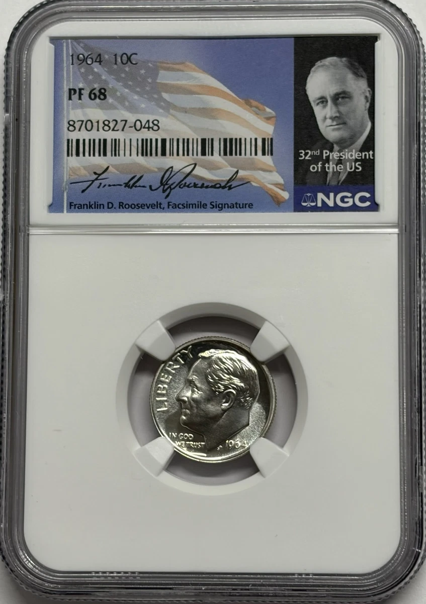 Silver 1964 Roosevelt Dimes (1946-Now) for sale | eBay