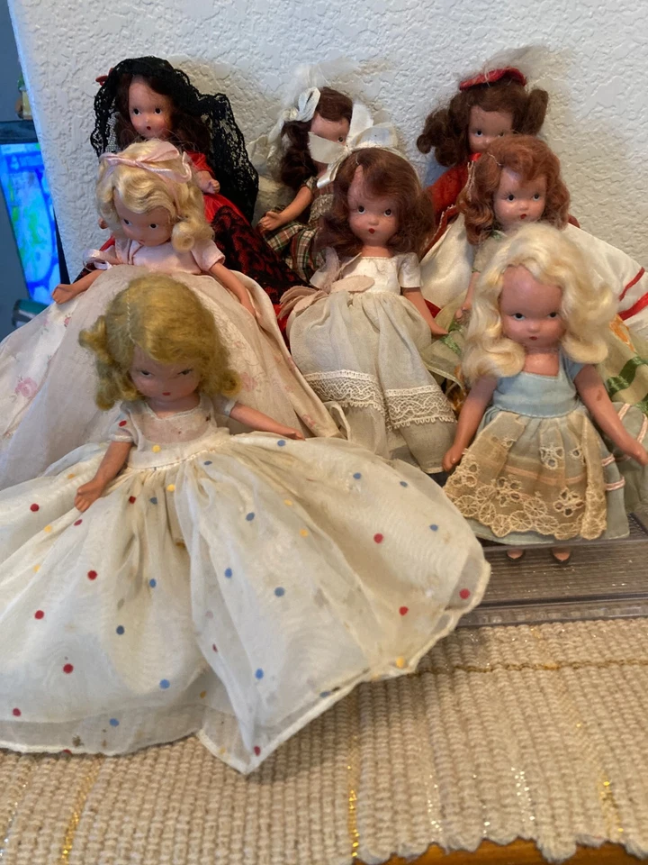 Nancy Ann Libro de Cuentos Surtido de Muñecas Bisque SH JT Pierna Congelada Foto 4 de 4