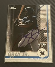 2019 Topps Pro Debut Joe Gray Jr. #140 Signed Autograph