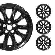 Pacrim 18 Gloss Black Wheel Skin Set For Honda Cr-v Ex Sport-l 2026 Hubcap
