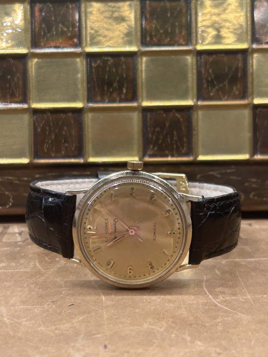 Longines Admiral 1200 Automatic 10k Gold Filled 34mm Men's Watch