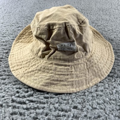 Panama Jack Boonie Jungle Bush Sun Cap Bucket Hat Beige Tan One Size Fits Most