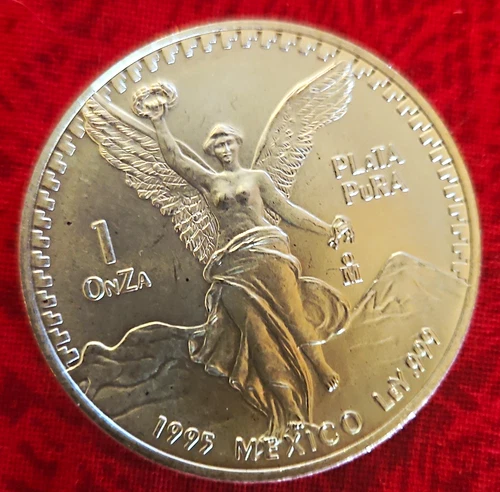 1995 Mexican Silver Libertad 1 oz — photo from the most recent tracked eBay sale