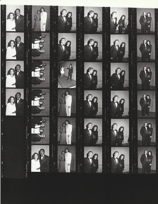 Contact Photo Sheet & Negatives Carl Weathers Manchester Jaclyn Smith Wagner 87
