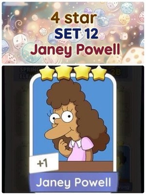 Janey Powell - 4 Star - Set 12 Monopoly go