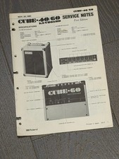Roland ORIGINAL  *  Model CUBE-40/60 KEYBOARD Service Notes