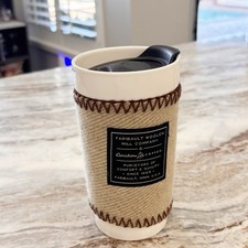 CARIBOU COFFEE X FARIBAULT MILL Tazza da caffè coperta con manico in lana 14 once
