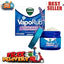 VapoRub Lavender Scent Chest Rub Ointment Relief from Cough, Cold, Aches & Pains