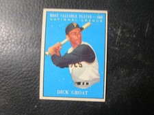 1961 TOPPS CARD#486  DICK GROAT  PIRATES  EX/EXMT