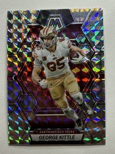 George Kittle Silver Mosaic Prizm 2023 Mosaic San Francisco 49ers #214