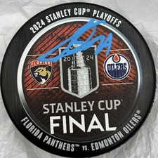 🔥Sergei Bobrosky Signed Autograph 2024 one of the kind!!! Stanley Cup Puck🔥