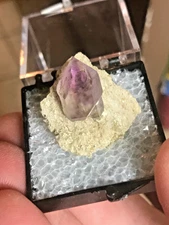 Amehyst scepter on matrix, Little Gem mine, MT, USA