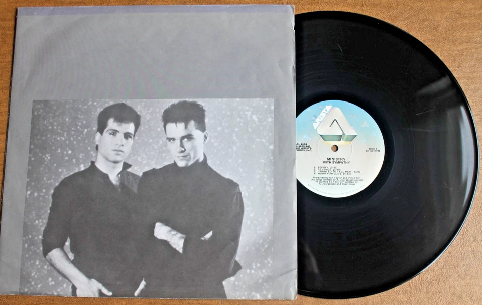 MINISTRY - WITH SYMPATHY LP: ARISTA AL6-8016 -1983- AL JOURGENSEN- WORK FOR LOVE Foto 4 de 4