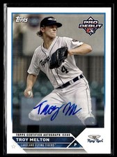 2023 PRO DEBUT AUTO TROY MELTON FLYING TIGERS