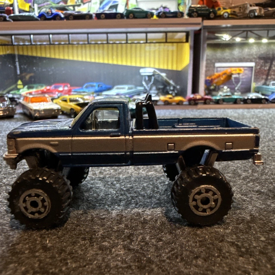 matchbox ford f-150 4x4 Blue 1993 - Image 3 of 4