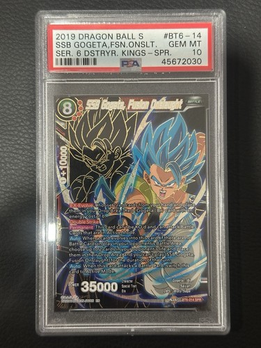 2019 SSB Gogeta, Fusion Onslaught [SPR] #BT6-014