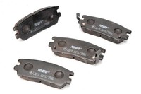 Bremsbelagsatz Ferodo FDB804, Hinten