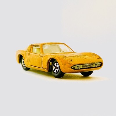 Matchbox Superfast 1-75 1:62 Lamborghini Miura #33 Lamellenheckscheibe gold MY69