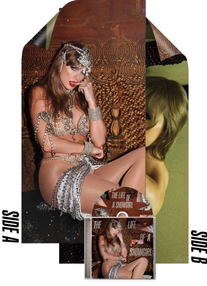 Taylor Swift – Life of a Showgirl 🔥 3 Exclusive LTD EDT CDs w Posters RARE🪩 💿 - Image 2 of 4