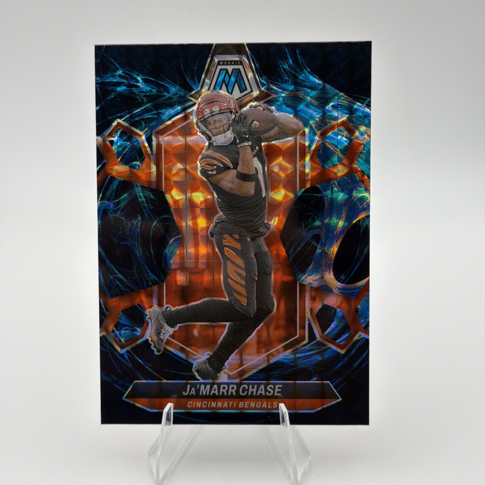 2024 Panini Mosaic - Ja'Marr Chase #45 Genesis Mosaic Prizm