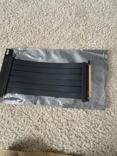 PCI-E 4.0 X16 Riser Cable Compatible with All Graphics Cards. 200mm Length