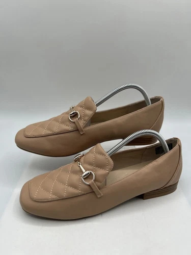 NIKE Mocassini Jones New York donna taglia 10M beige tomaia in pelle slip on ballerine