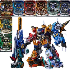 Miniforce Dinoid Warrior REX KAISER & 7-HEADBOTS D9 Great Integration Robot set