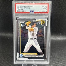 2024 Bowman Draft Chrome #BDC-22 Konnor Griffin PSA 9 1st Bowman