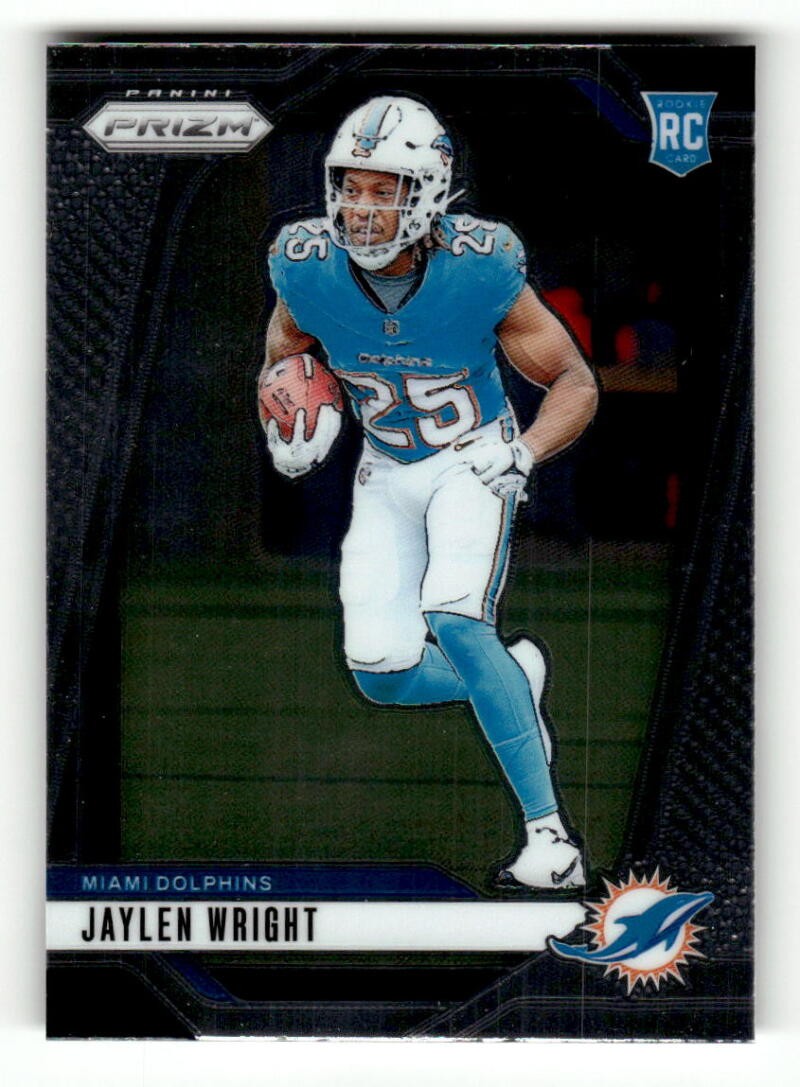 2024 PANINI PRIZM #348 JAYLEN WRIGHT RC ROOKIE MIAMI DOLPHINS FOOTBALL