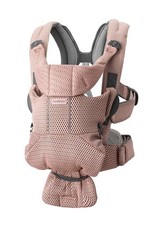 Dusty Pink Baby Carrier 3D Mesh Easy On Off Comfortable For 0 To 15 Months