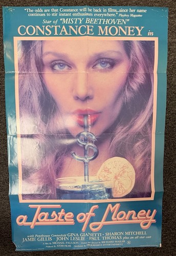 A Taste of Money Original US Movie Poster Gina Gianetti Sharon Mitchell