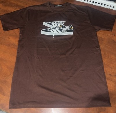 Adidas Suciu Gazelle Men's T Shirt Size Medium Embroidered Sneakers Logo
