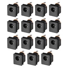 10 x DC-015 5.5mmx2.1mm DC Power Jack Socket 3 Pin Female Panel Mount Connector