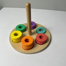 Lovevery Flexible Rainbow Stacker Toddler Toy Multicolor Wooden Montessori