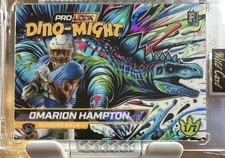 2025 Wild Card Dino-Might Pro-look  1/7 SS Omarion Hampton RC LA Chargers