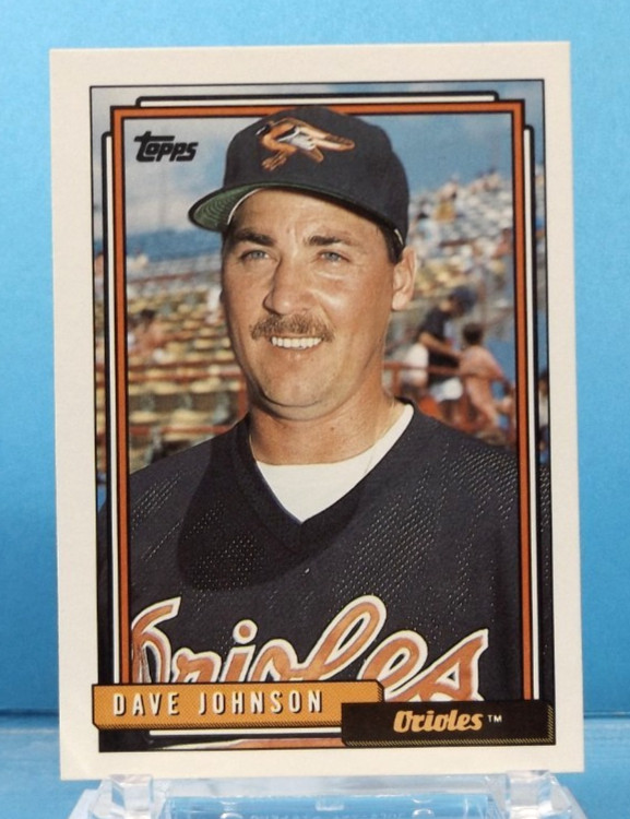 1992 Topps #657 - Dave Johnson - Baltimore Orioles - Near Mint