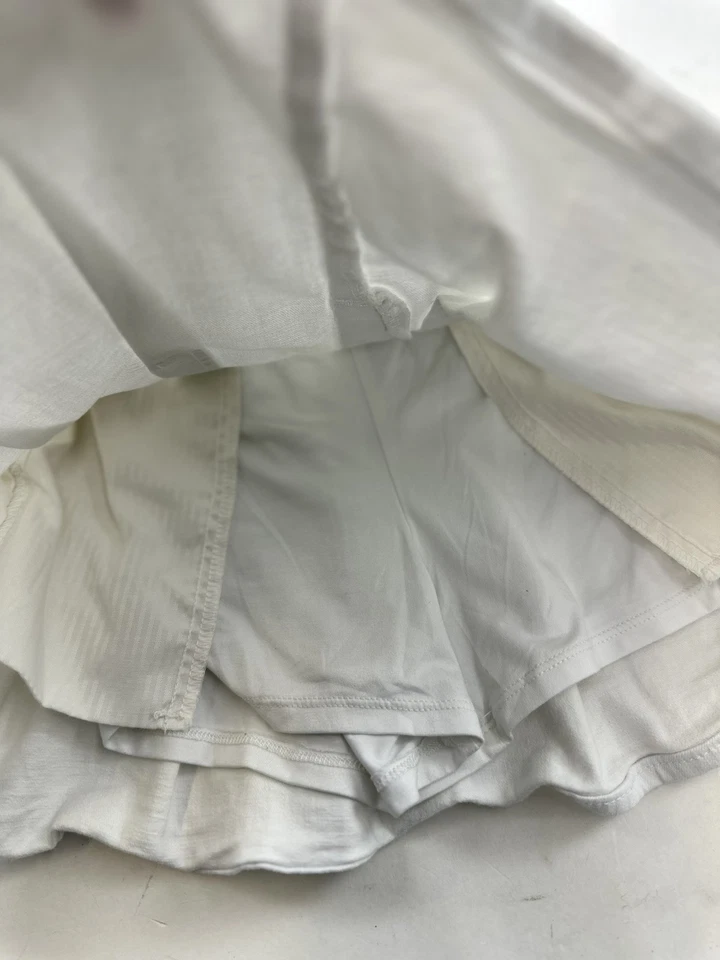 Abercrombie Niños Skort Niñas 11 12 Blanco Denim Pantalones Cortos Falda Foto 3 de 4