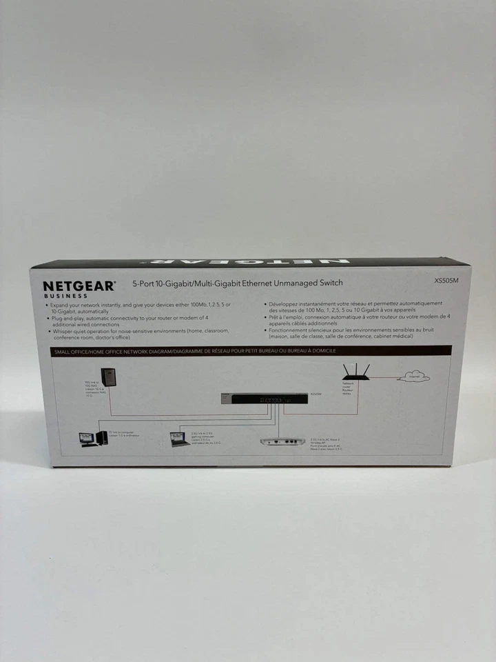 New Netgear Business 5-Port Unmanaged Switch XS505M Unclaimed - Image 4 of 4