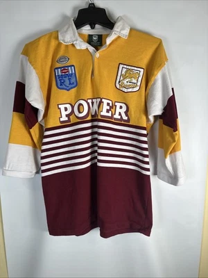 Vintage Brisbane Broncos Canterbury Rugby League 1988 Men’sSize Medium Heritage - Image 1 of 4