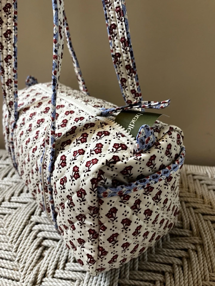 Vera Bradley 100 Bolso de Mano Bolso de Hombro Cartera Rachel Ditsy Marfil Floral Nuevo con Etiquetas Foto 2 de 4