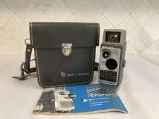 Vintage Bell  Howell Electric Eye 8mm Movie Camera with Case  Manual