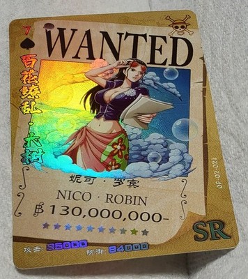 One Nico Robin  WANTED SR Card # OP-02-027